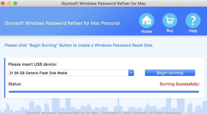 如何在Mac上创建Windows10密码重置磁盘