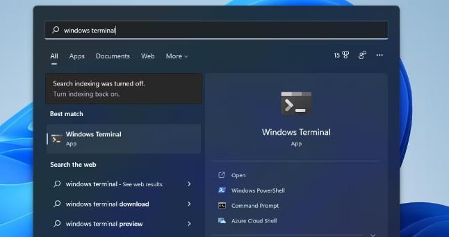 在Windows11中打开Windows终端的8种方法