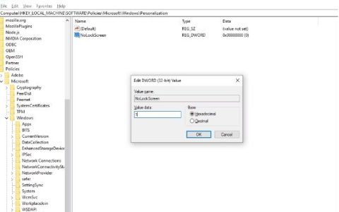 8个Windows10注册表调整以改进和解锁功能
