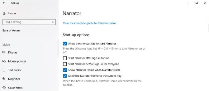 Windows10讲述人使用教程：新手必看
