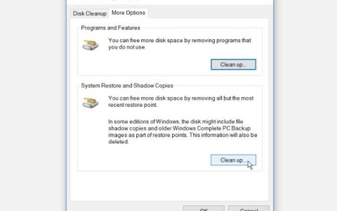 在Windows10中删除系统还原点的4种简单方法