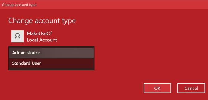 在Windows10中更改用户帐户类型的4种方法