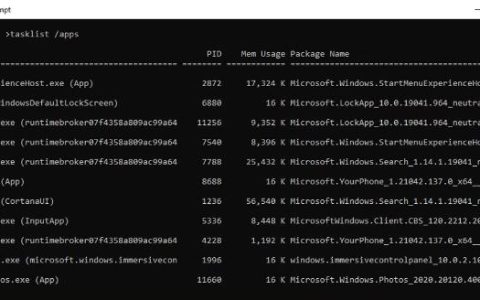 在Windows10中查找应用程序进程ID的4种方法