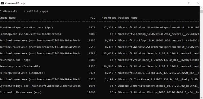 在Windows10中查找应用程序进程ID的4种方法