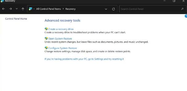 在Windows11上打开系统还原的11种方法