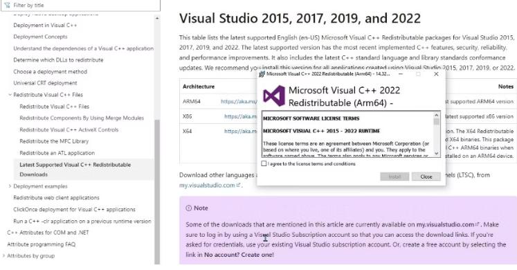 Microsoft Visual C++ Redistributable的用途是什么？