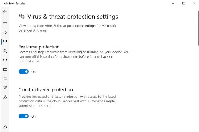 如何打开Microsoft Defender防病毒软件并启用实时保护