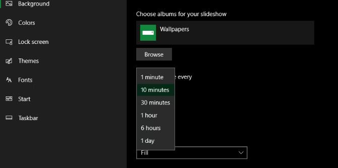如何在Windows10中设置壁纸幻灯片