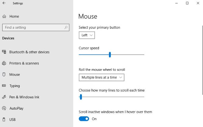 鼠标滚动太慢或太快？如何在Windows10中修复它
