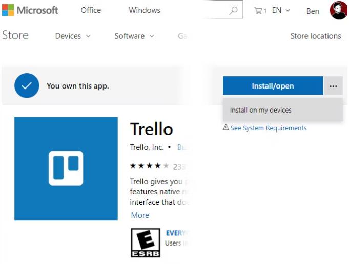 如何将Microsoft Store应用安装到远程Win10设备