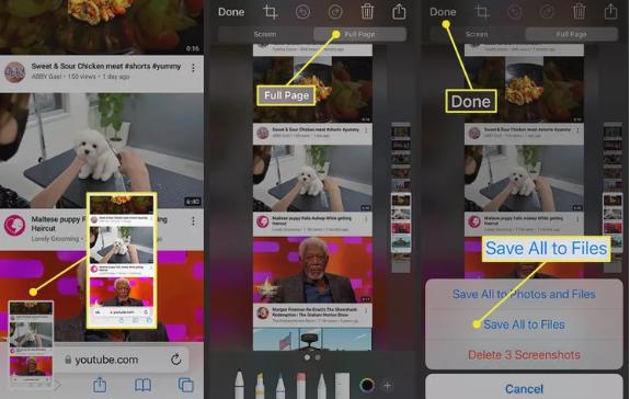 在iPhone上进行滚动屏幕截图的3种方法