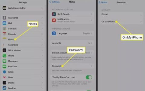 苹果手机备忘录怎么设置密码，保护Notes隐私