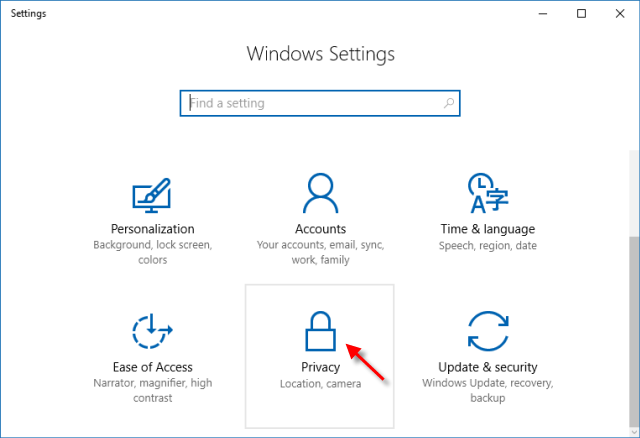 笔记本Win10禁止应用使用相机的方法