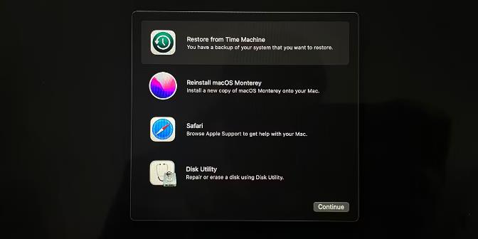 如何从macOS Ventura降级到macOS Monterey