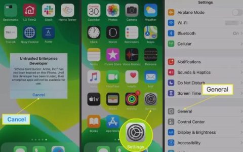 如何信任iPhone上的应用程序，允许未知来源的APP