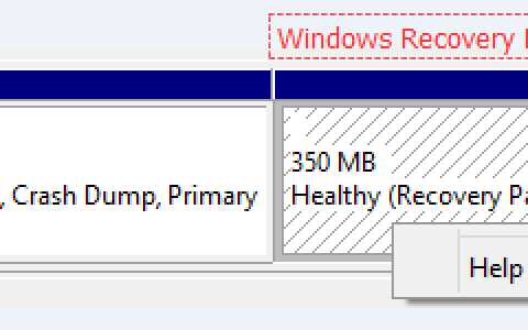 如何在Windows10中删除恢复分区