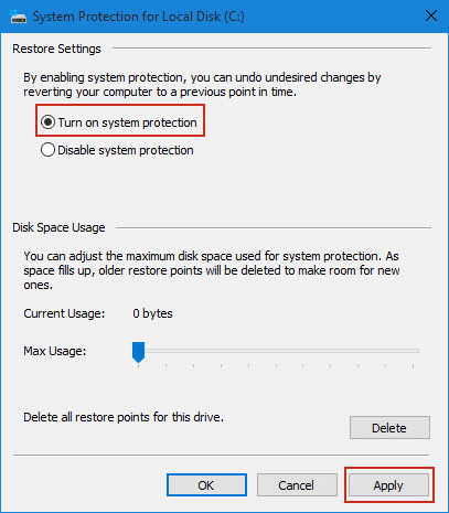 如何在Windows10中创建和使用系统还原点