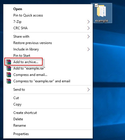如何在Windows10中使用密码保护ZIP文件