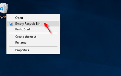 如何在Windows10电脑上清空回收站