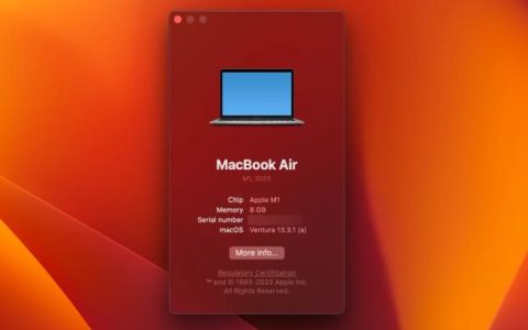 如何查找MacBook的型号、年份和年龄