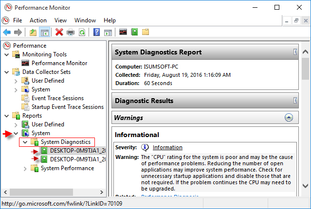 如何获取Windows10电脑的系统诊断报告