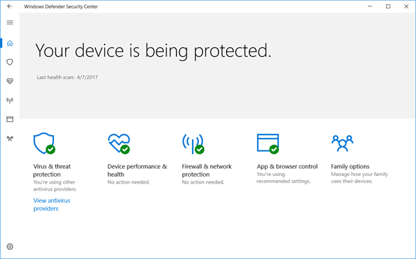 如何在Win10中打开Windows Defender安全中心应用程序