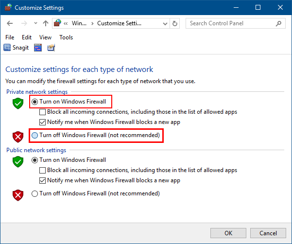 如何在Windows10中打开或关闭Windows防火墙