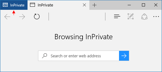 如何在Microsoft Edge中启用/禁用InPrivate浏览