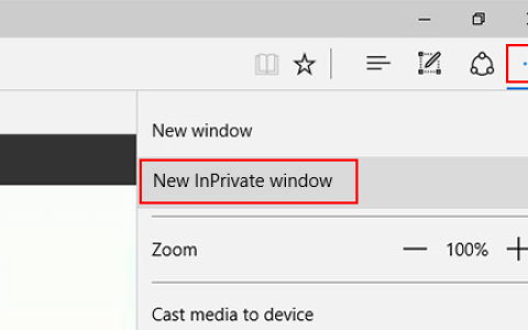 如何在Microsoft Edge中启用/禁用InPrivate浏览