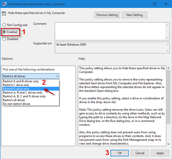 如何在Windows10文件资源管理器中隐藏/取消隐藏硬盘分区
