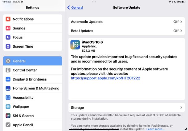 iOS 16.6和 iPadOS 16.6更新已发布可供下载