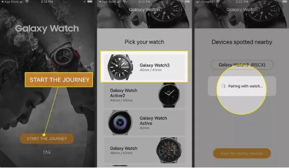 如何将Galaxy Watch连接到iPhone