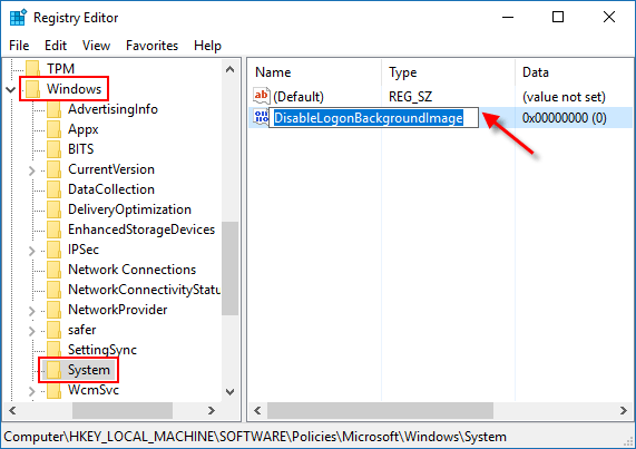 Win10在登录屏幕上显示或隐藏锁屏背景图像