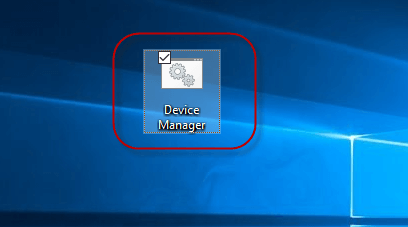 如何在Windows10桌面上创建设备管理器的快捷方式