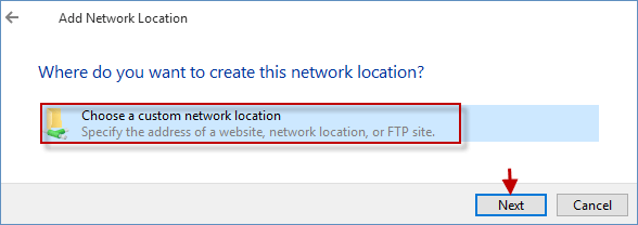 如何在Windows10中手动添加网络位置