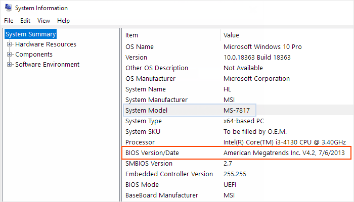 Windows10环境下BIOS更新指南-MSI、Acer、ASUS等