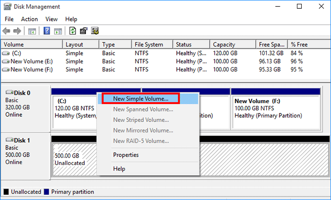 在 SSD 上创建卷