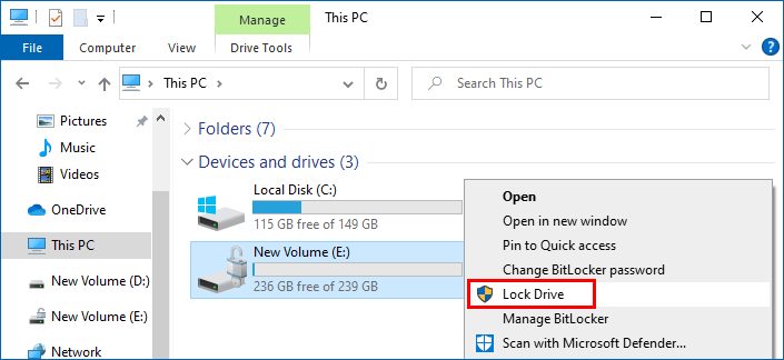 无需重新启动Win10即可锁定BitLocker驱动器的5种方法