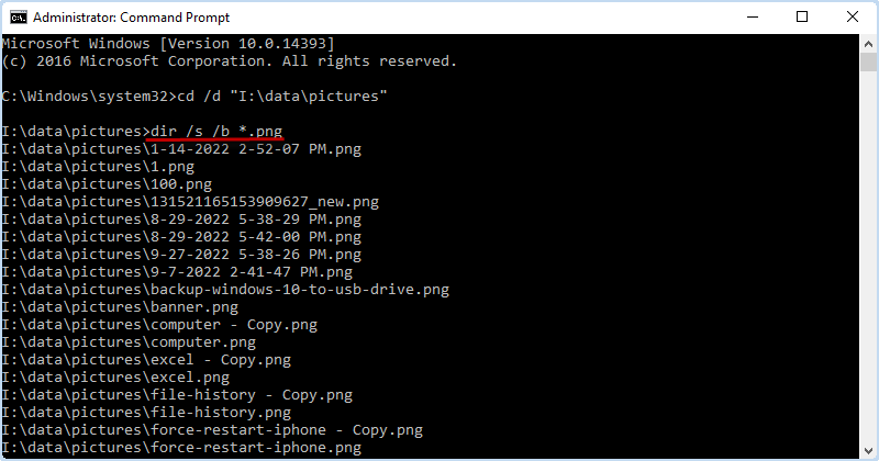 如何使用CMD在Windows10中查找并删除重复文件