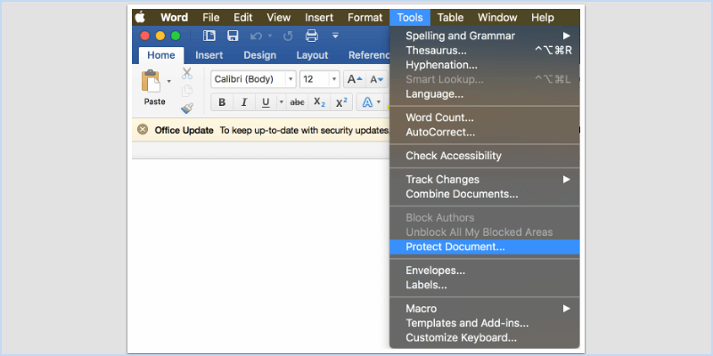 在Win10/Mac中使用密码保护Word文档文件的3个技巧