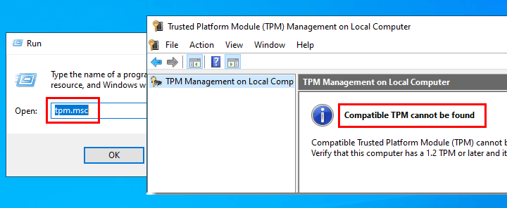 检查您的电脑是否有 tpm