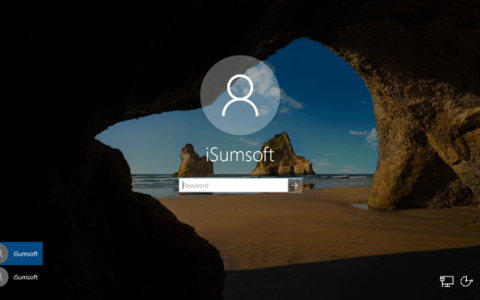 修复：Windows10登录屏幕上有两个重复的用户名