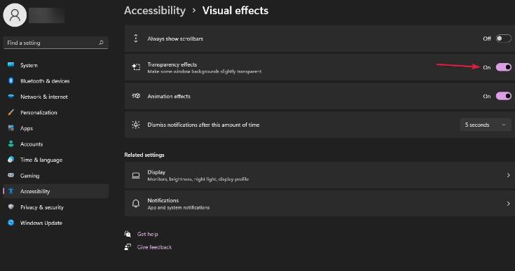 如何在Windows11中使窗口透明，7种简单方法