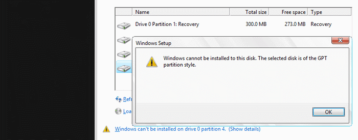 电脑修复“Windows无法安装到此磁盘”错误