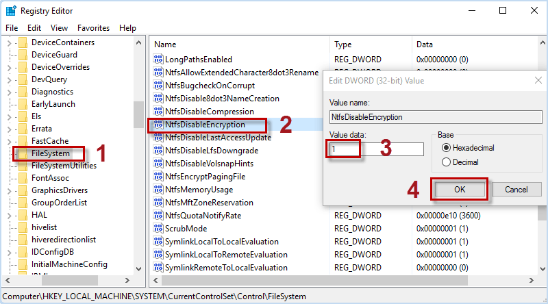 Win10中“加密内容以保护数据”选项不可用，如何修复？