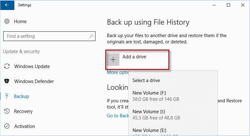 Windows10文件历史记录备份失败，如何解决？