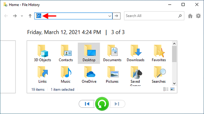 如何在Windows10中使用文件历史记录恢复文件