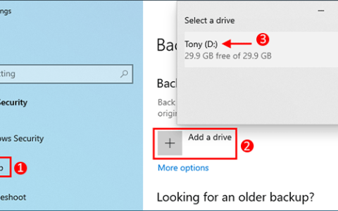 如何在Windows10上打开文件历史记录来备份数据