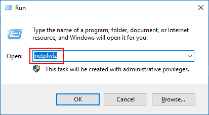 在运行框中输入netplwiz