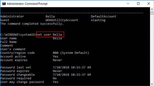 查看Windows10上现有的所有用户帐户的5种方法